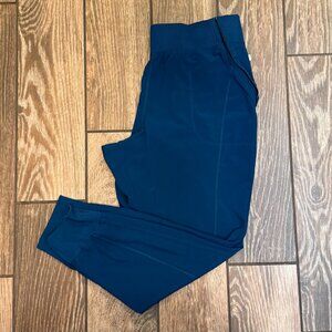 Cherokee Infinity Jogger Pants Large Petite Caribbean Blue
